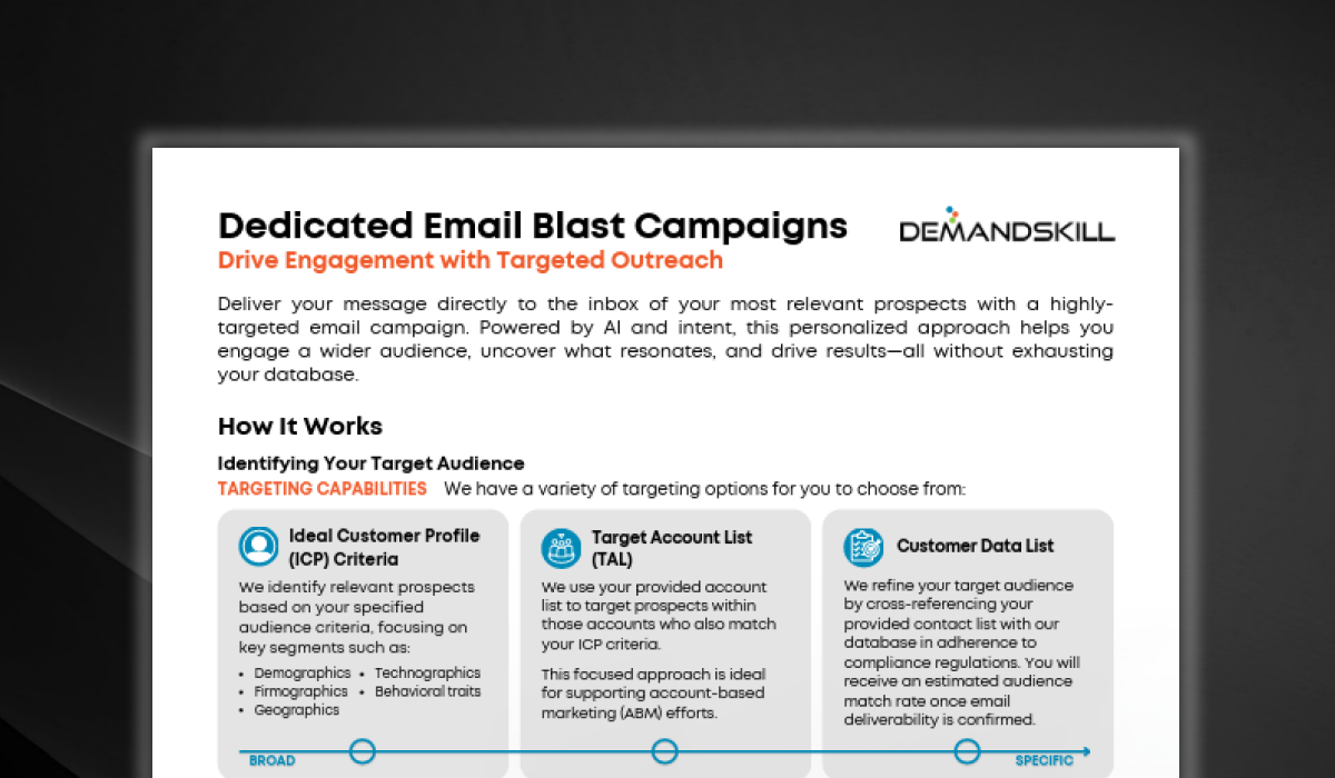 Dedicated Email Blast Campaigns