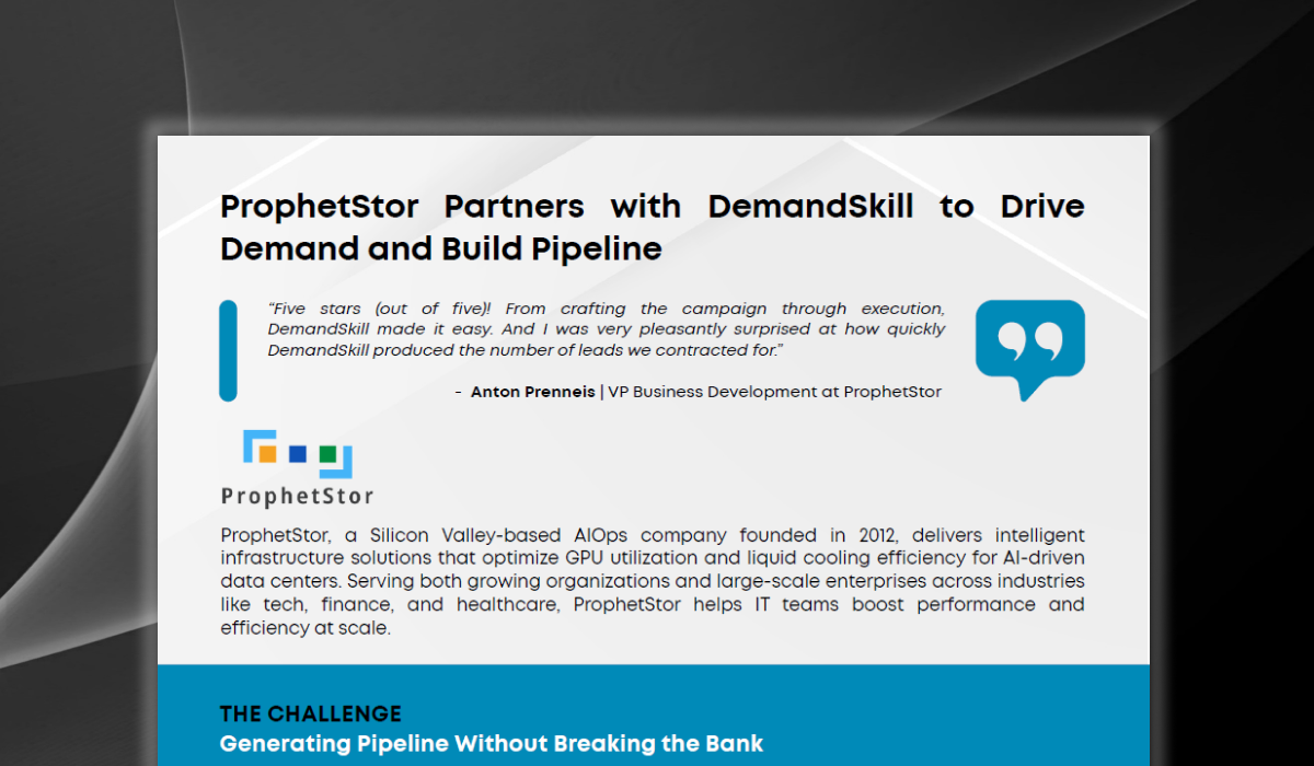 ProphetStor Customer Story